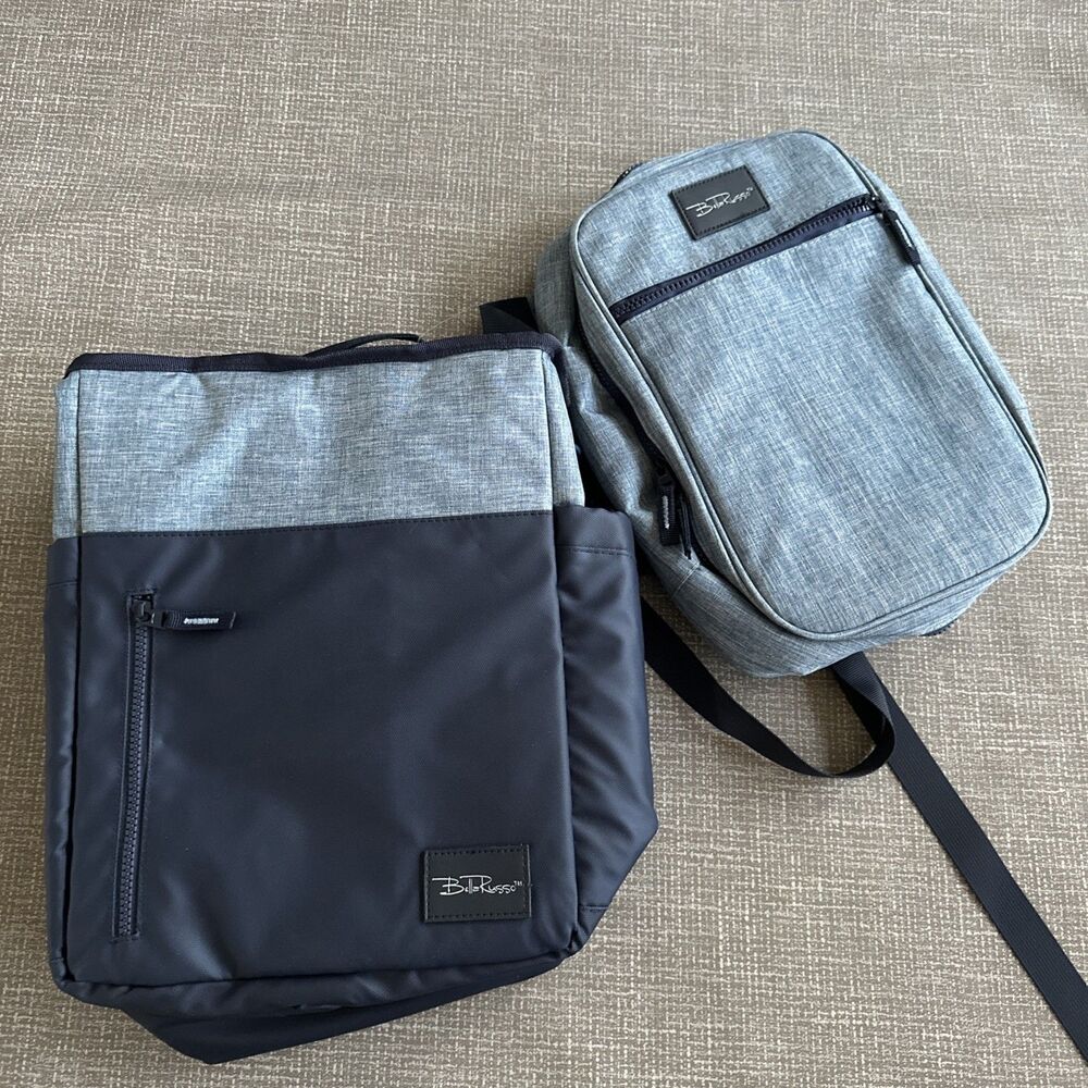 Bella Russo 2 Piece Tote Bag Cooler 15.7” & Insulated Lunch Bag 9” SET NEW